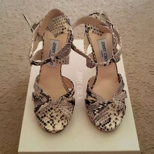 Jimmy Choo Snakeskin Heels - NEVER WORN